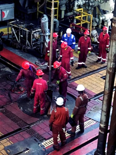 EWL Witness and logging crew on DF